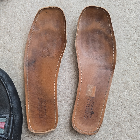 Gucci Interlocking G Web Driving Loafers Listed 10.5 Size, But Maybe UK Size - Picture 10 of 13